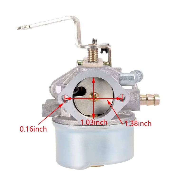 DFuerdivn 640260 Carburetor for Tecumseh 640260 640260A 640260B 640269 632689 HM80 HM85 HM90 HM100 LH318XA LH358XA 8hp -10hp Tecumseh Engine Coleman Craftsman Generator Carb with Air Filter Spark Plug kit - Image 2